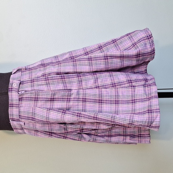 Hot Topic Purple Plaid Skirt Size Medium - Picture 2 of 5